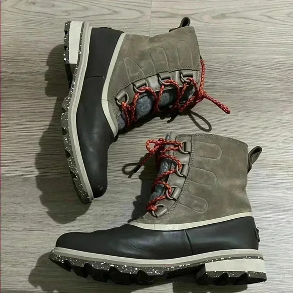 Sorel Brown and Gray Winter Boots - Picture 5 of 6